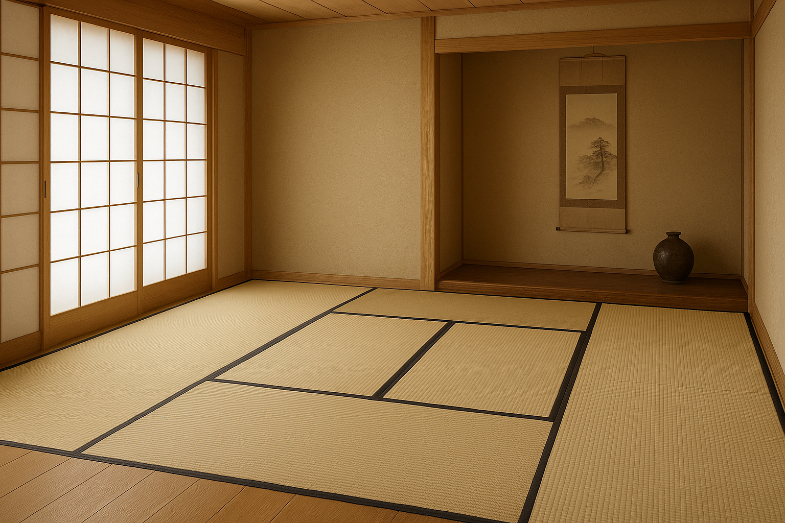 Custom tatami floor